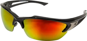 Edge Eyewear Khor G2 SDKAP119-G2  Black Frame Aqua Precision Red Mirror Lenses