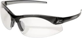 Edge Eyewear Zorge G2 DZ111-2.5-G2  Black Frame Clear 2.5 Progressive Magnification Lens Glasses