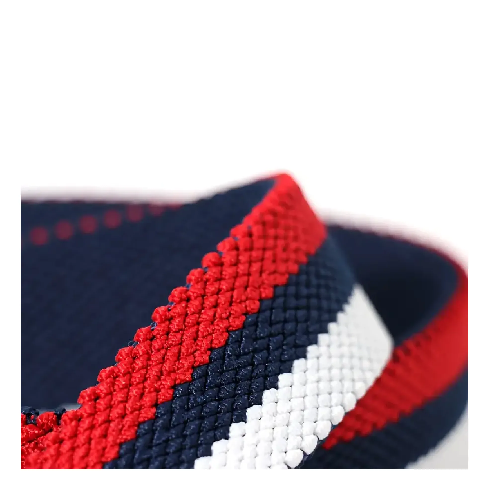 Elastic Polyester Belt, Men's Fashion Pin Buckle Braided Pants Belt