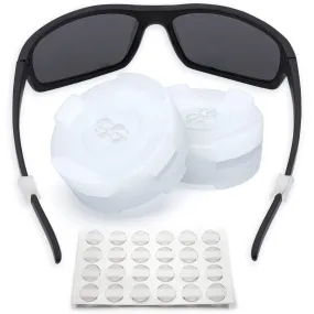 Eyeglass Ear Grips Glasses Ear Cushion Silicone 12 Pairs Clear Mini Size