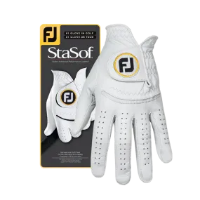 FootJoy StaSof Golf Glove Pearl/White