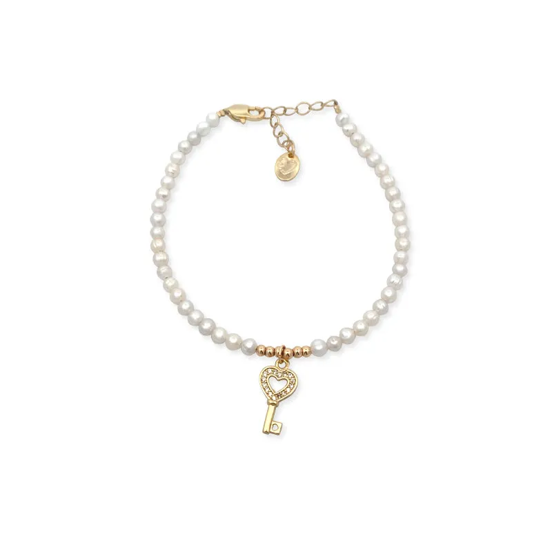 Freshwater Pearl Chain Bracelet