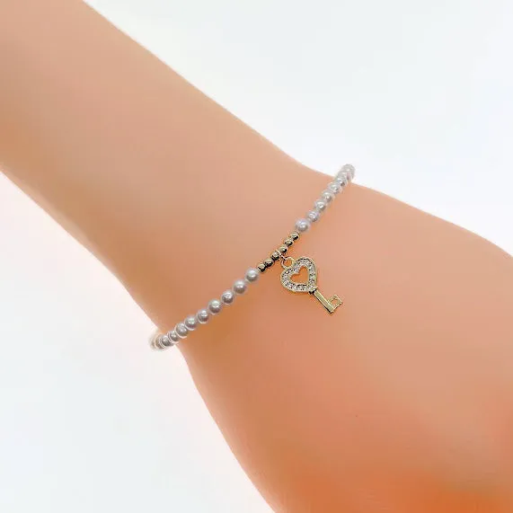 Freshwater Pearl Chain Bracelet