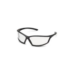 Gateway Safety 41GB80 4x4 Modern Sporty Safety Glasses, Black Frame, Clear Lens, Box of 10