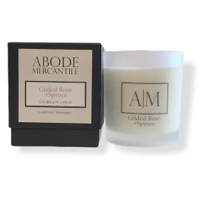 Gilded Rose   Spruce Candle