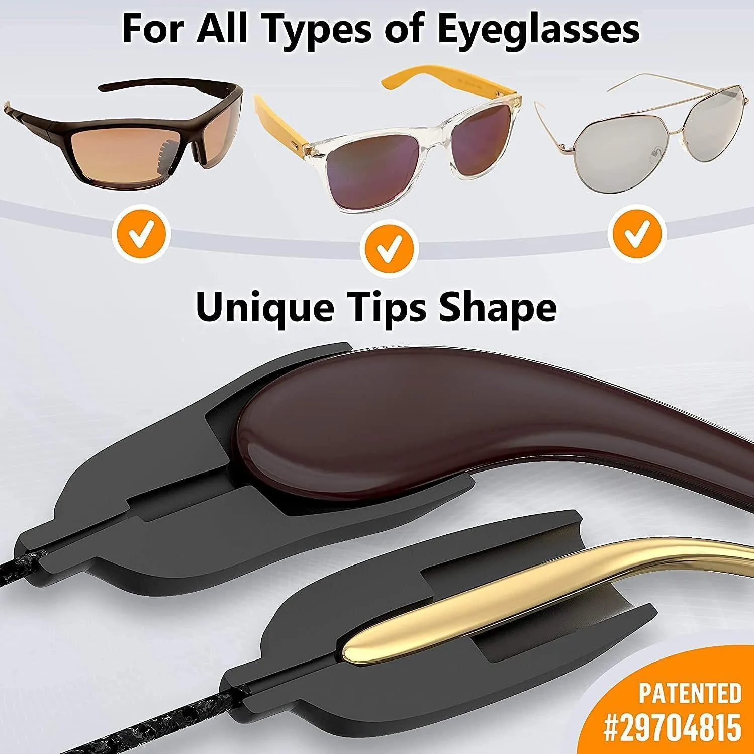 Glasses Strap String Holder 2 Pcs Eye Glasses Accessory Chain  L Size 15 inch