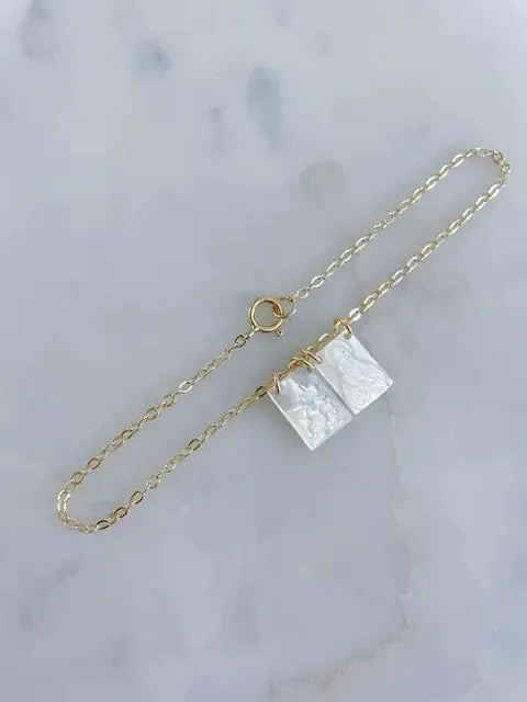 Gold Scapular Bracelet