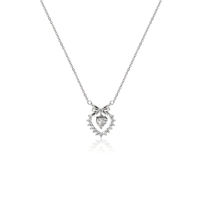 Heart Cubic Zirconia Necklace