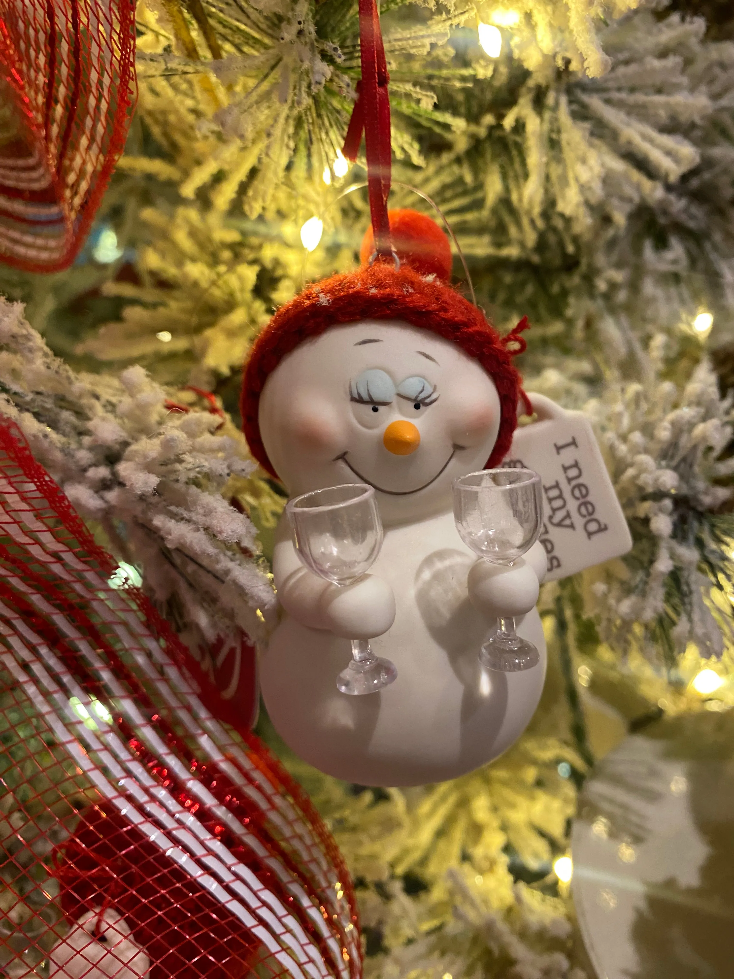 I Need My Glasses ornament