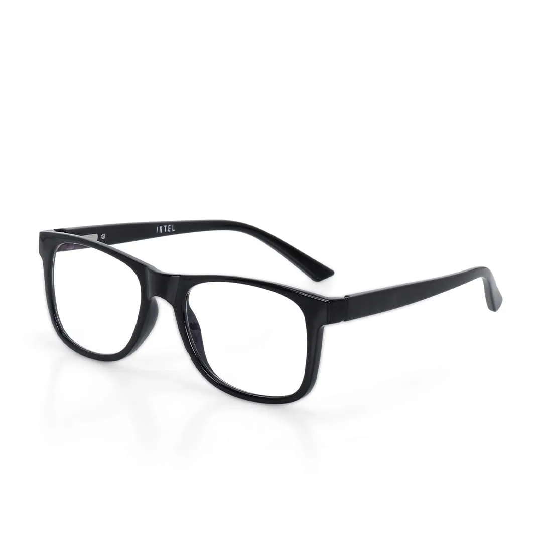 Intellilens Navigator Blue Cut Computer Glasses for Eye Protection | Unisex, UV ProtectionZero Power, Anti Glare & Blue Light Filter Glasses | Pack of 24