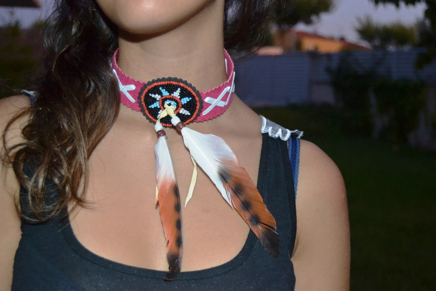 J25-For Adult / Children : Handmade Bone Chokers / Necklace