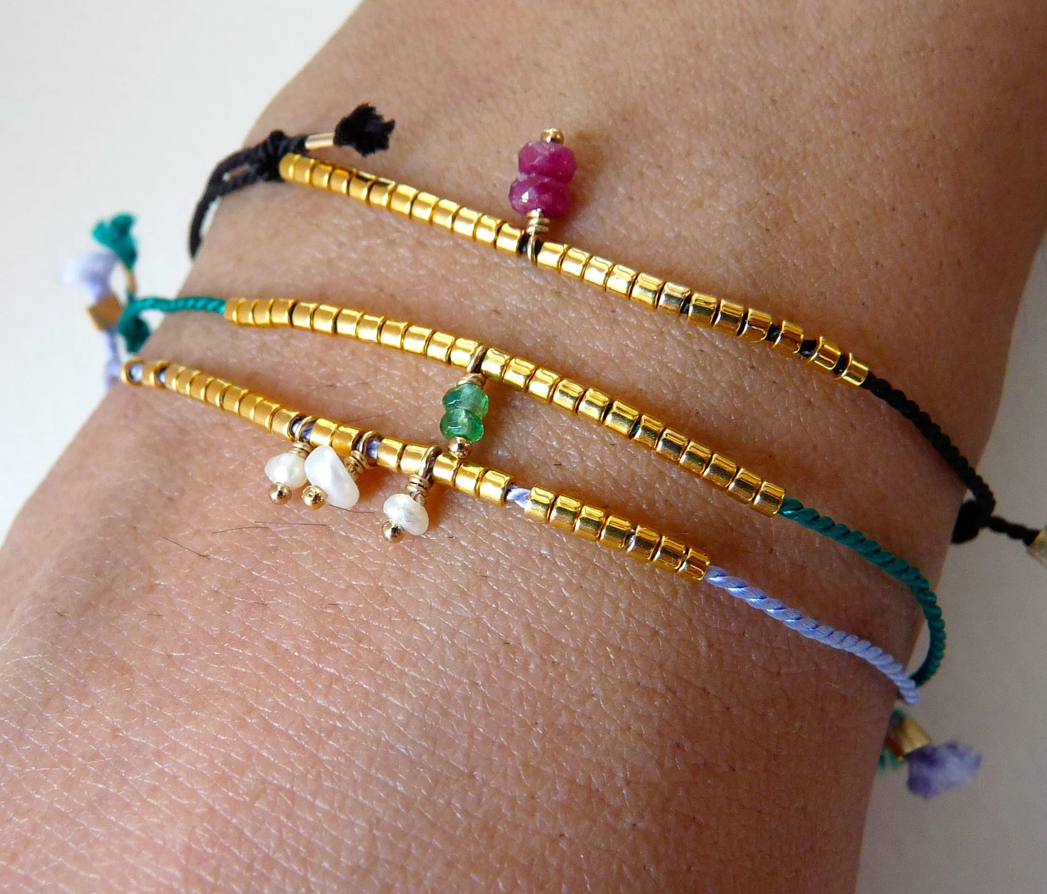 June Birthstone Bracelet, Pearl