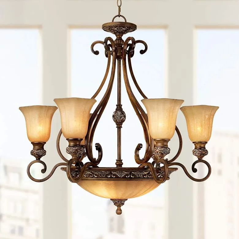 Kathy Ireland Champagne Glass Chandelier