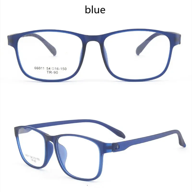 Kocolior Unisex Full Rim Square Tr 90 Hyperopic Reading Glasses 66011