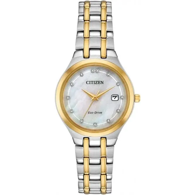 Ladies Bracelet Dress Stainless Steel Watch EW2488-57D