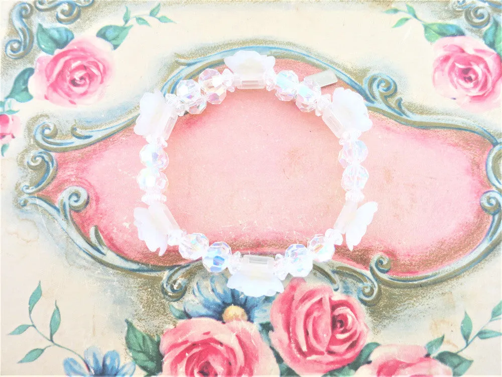 Lovely Double Strand Swarovski Crystal Bracelet