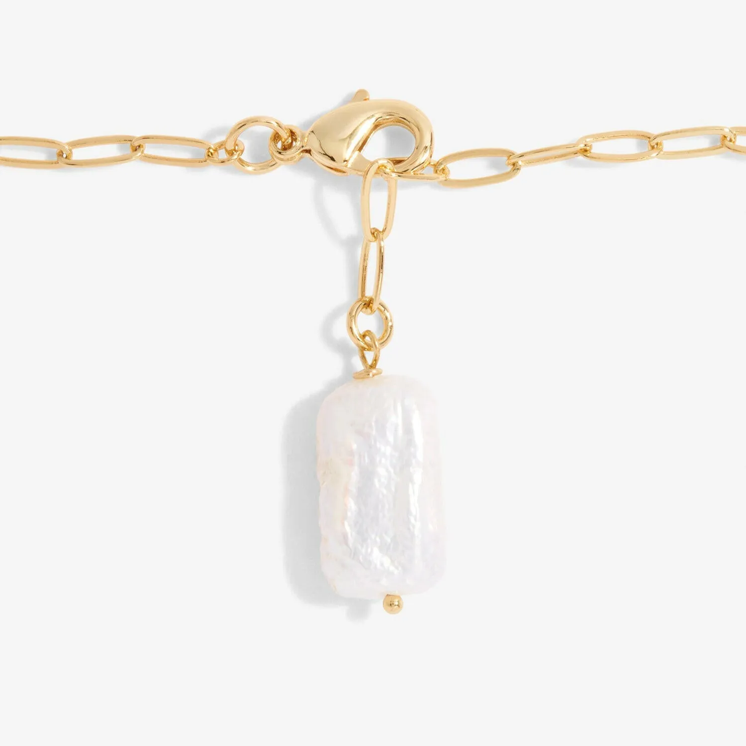 Lumi Pearl Gold Chain Bracelet