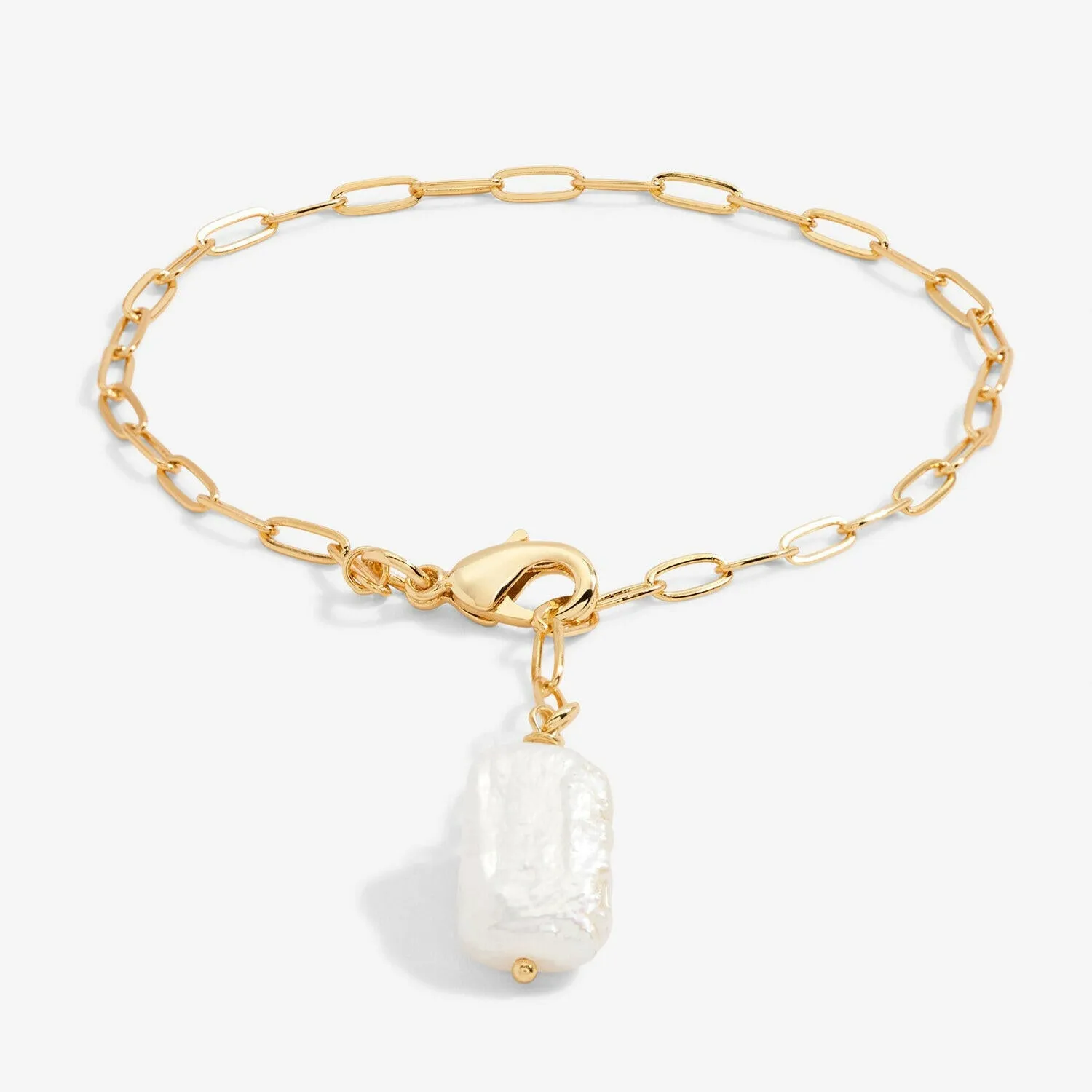 Lumi Pearl Gold Chain Bracelet