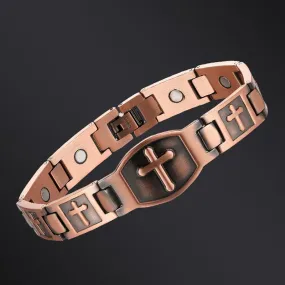 Magnetic Cross Bracelet