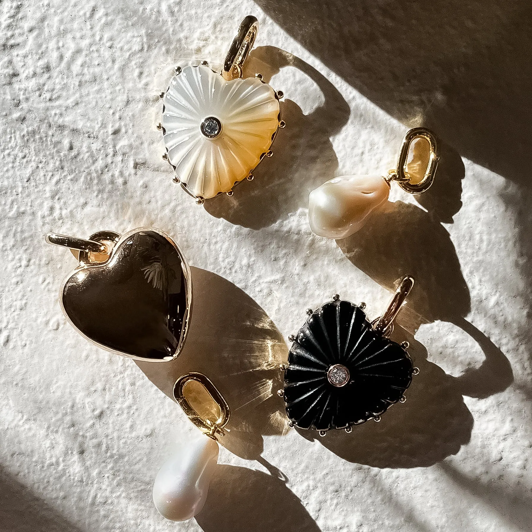Malene Onyx Clip Necklace