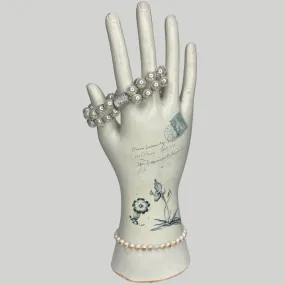 Mary Antoinette Pearl and Diamanté Bracelet - Jodi Maree Accessories
