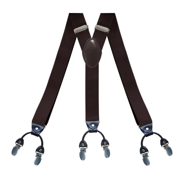 Men 6 Clip Elastic Y Suspenders 男士6夾彈性Y型吊褲帶 KCBELT1064