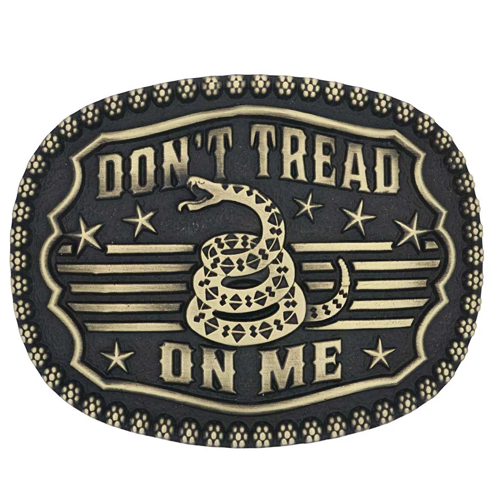 Montana Silversmiths Gadsden Snake Heritage Attitude Buckle