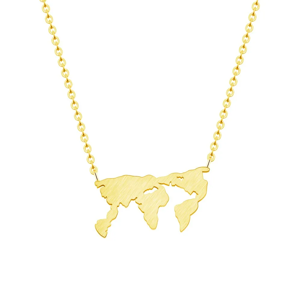 @MyLifesATravelMovie Signature World Map Necklace
