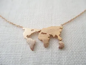 @MyLifesATravelMovie Signature World Map Necklace