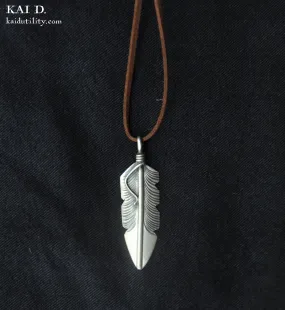 Navajo Feather Pendant