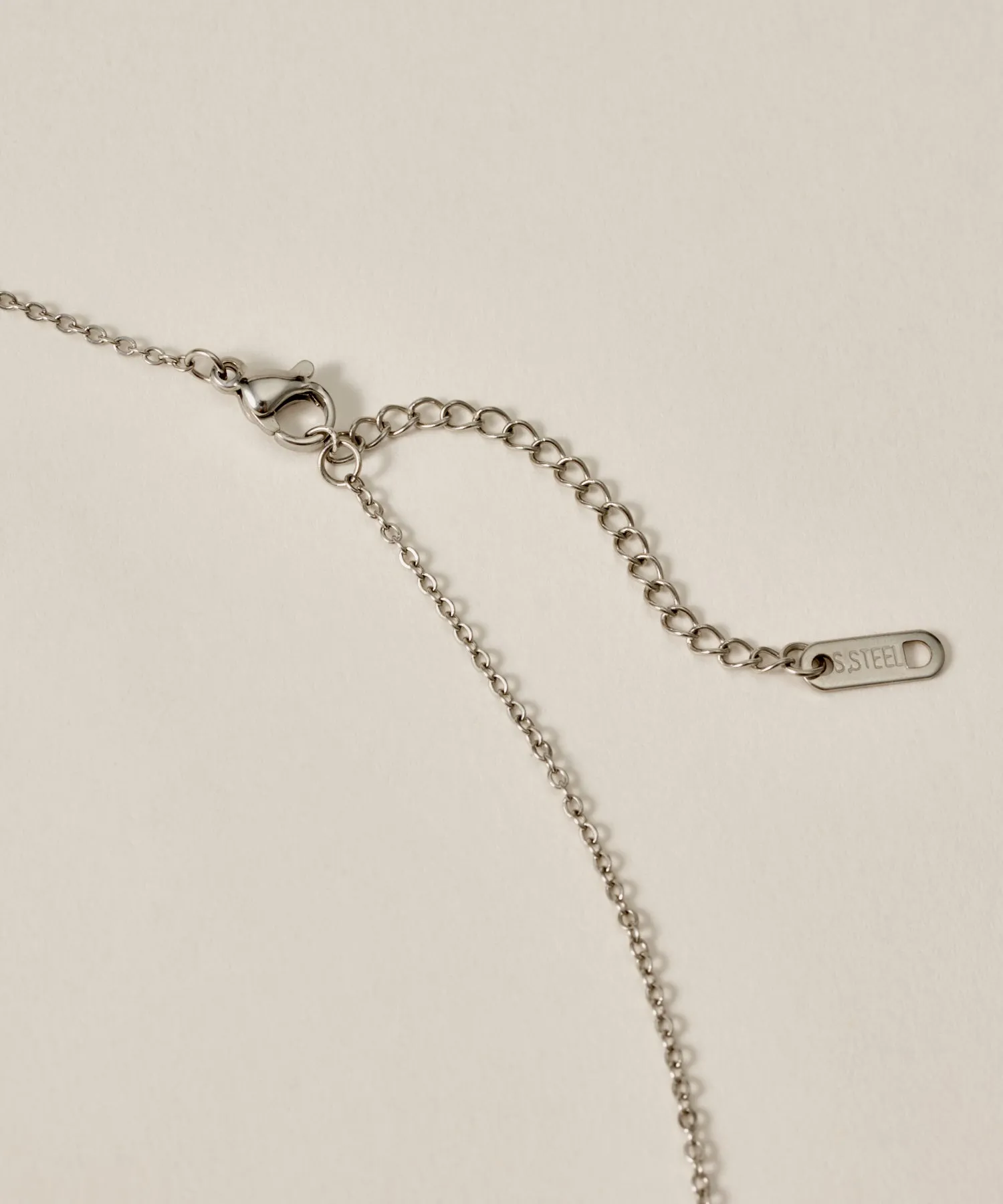 Onyx Pendant Necklace［Stainless］