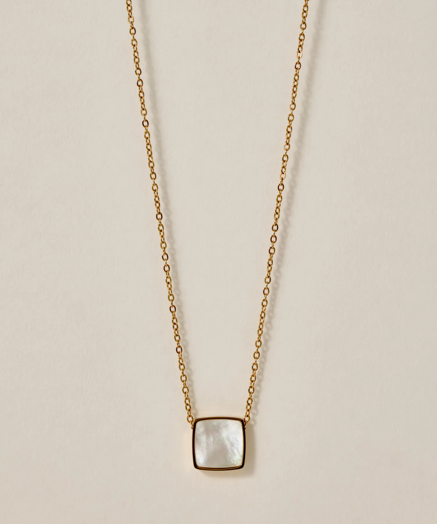 Onyx Pendant Necklace［Stainless］