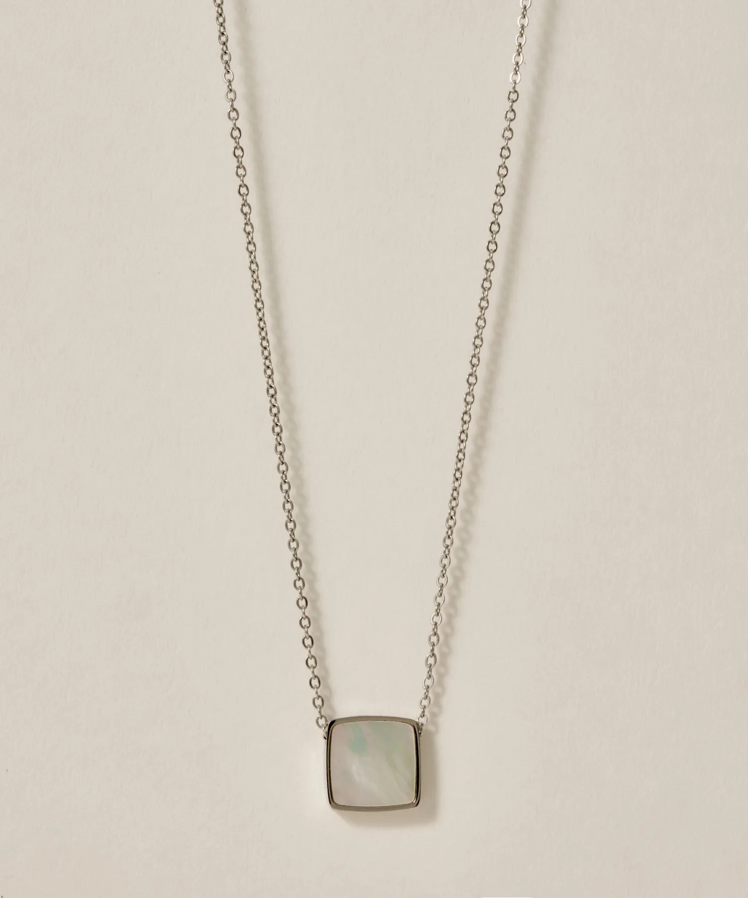 Onyx Pendant Necklace［Stainless］