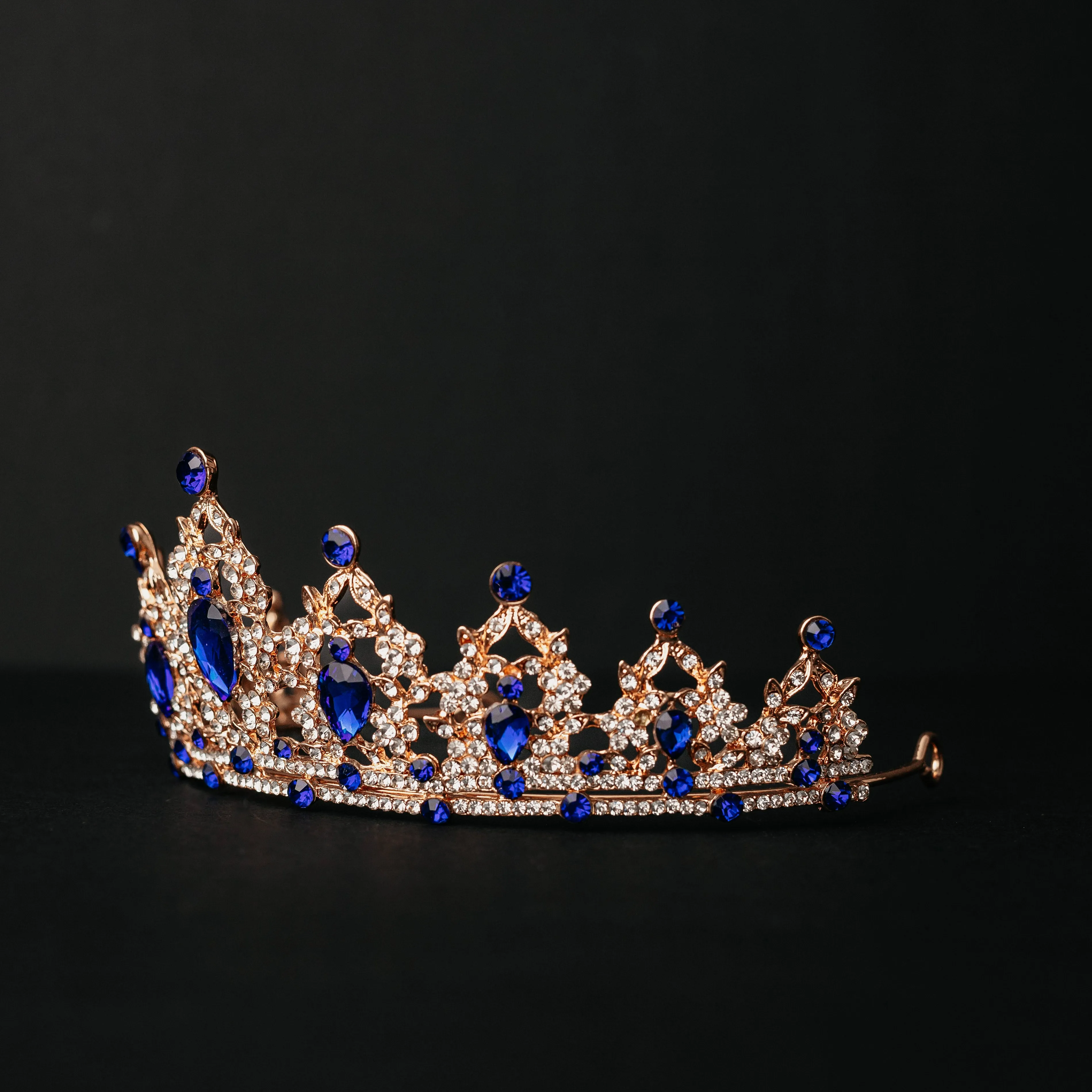 Ophelia's Tiara in Blue & Gold