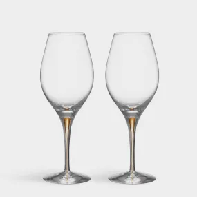 Orrefors Intermezzo Gold Balance Set of 2