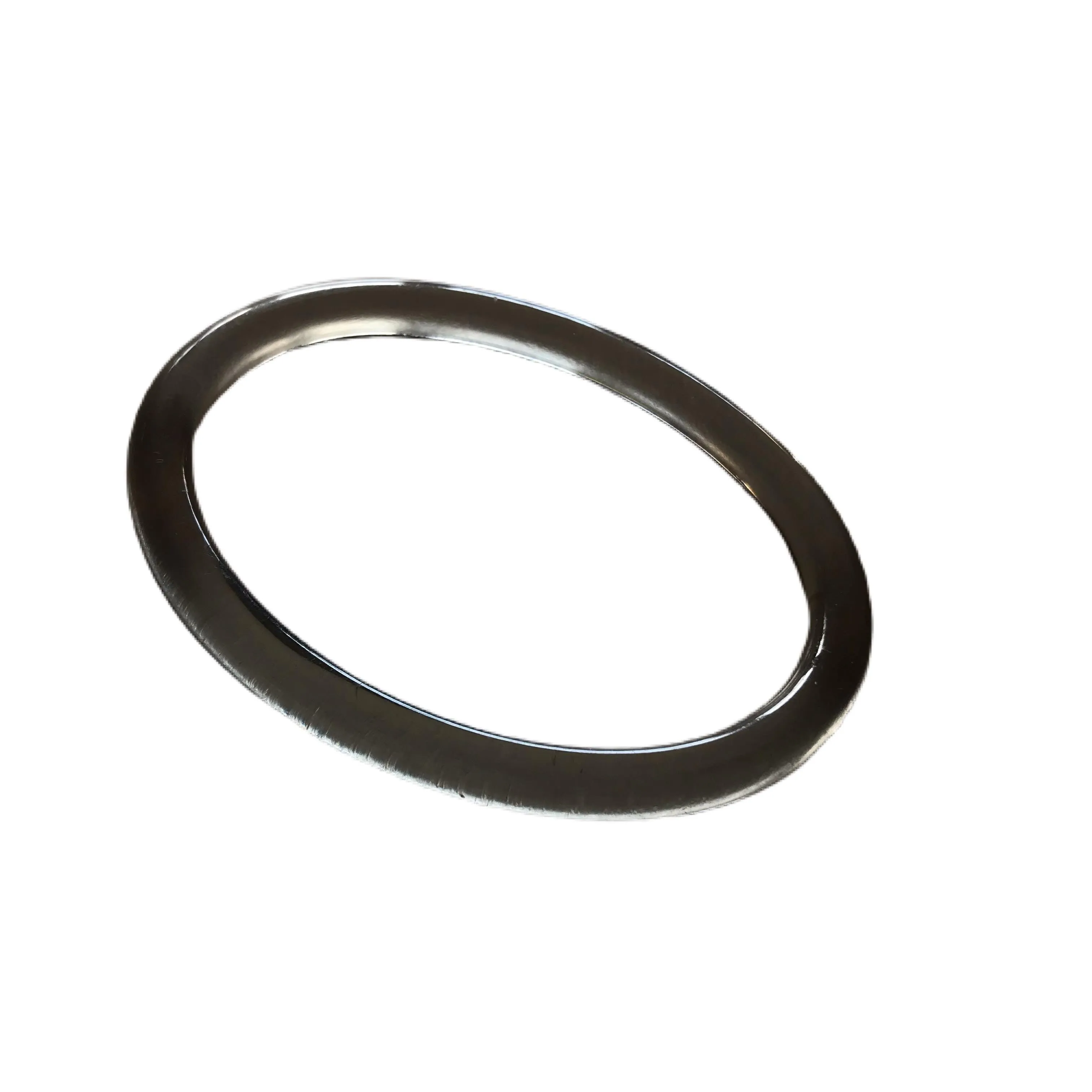 Oval Smoky Lucite Tube Bangle Bracelet circa 1960s