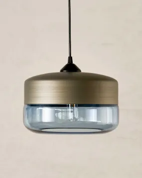Parallel Wide Cylinder Pendant