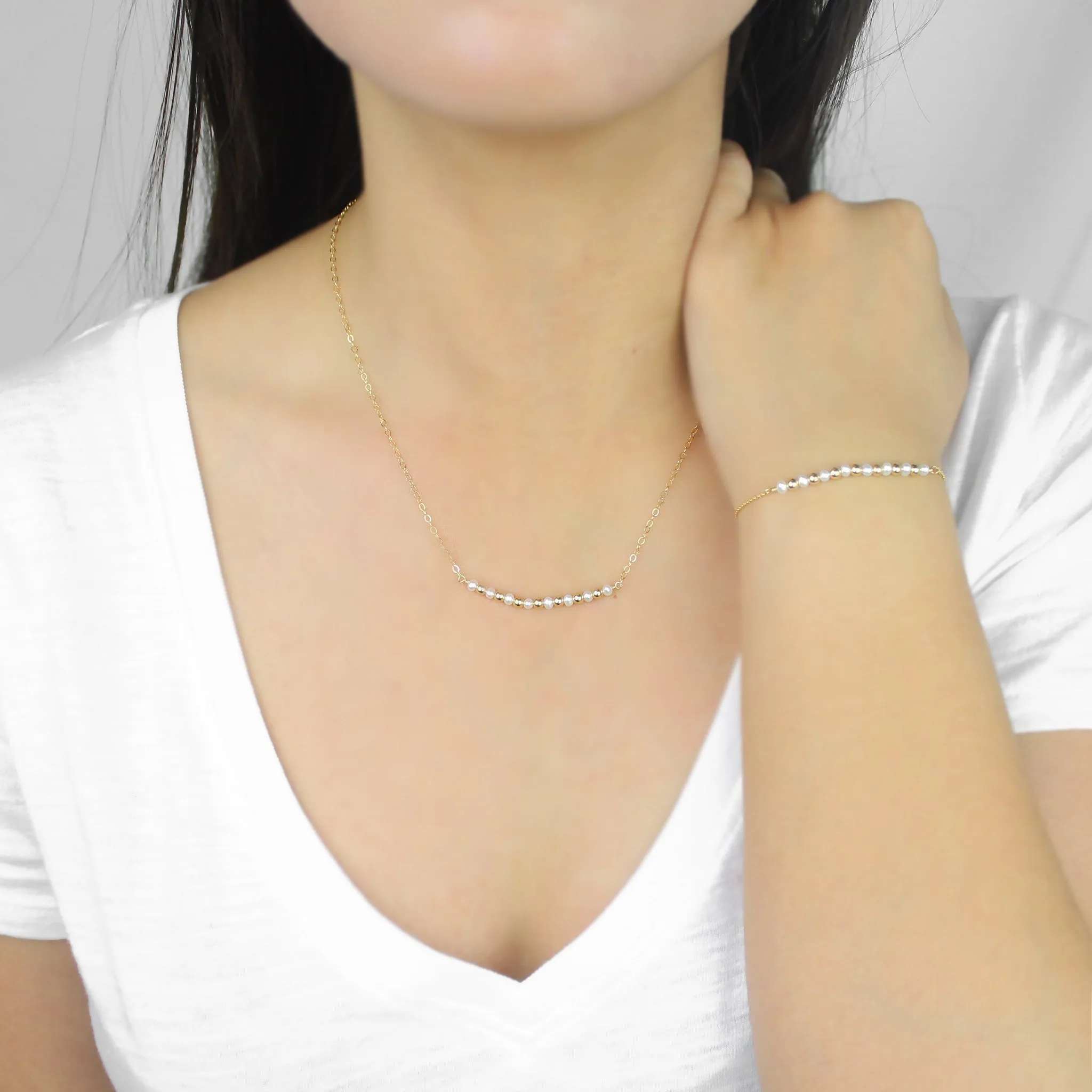 Pearl Bar Bracelet
