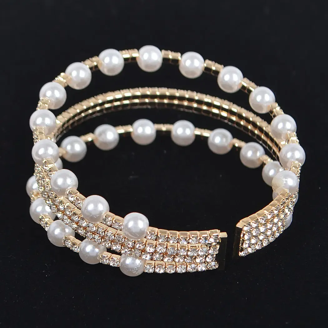 Pearl Rhinestones Bracelet