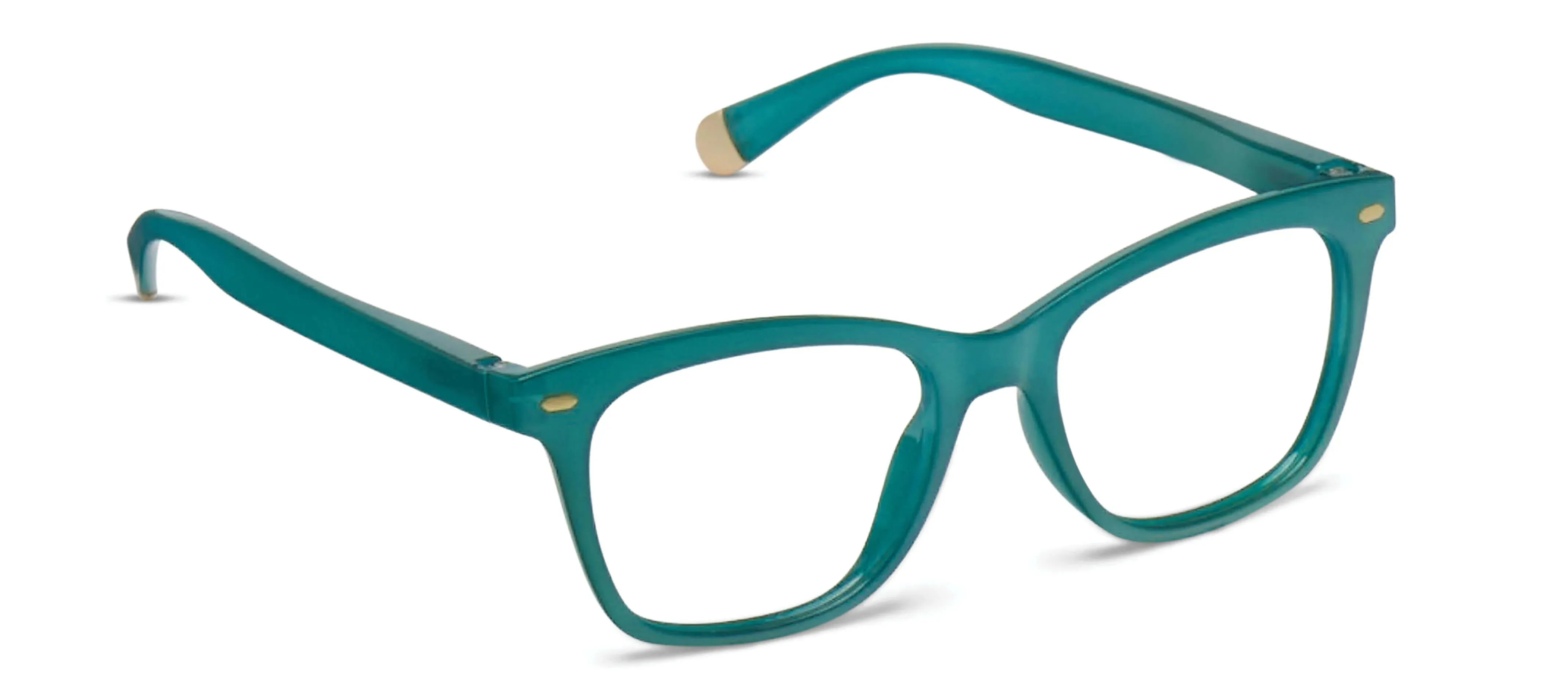 Peepers Poppy Glasses- Teal
