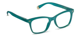 Peepers Poppy Glasses- Teal