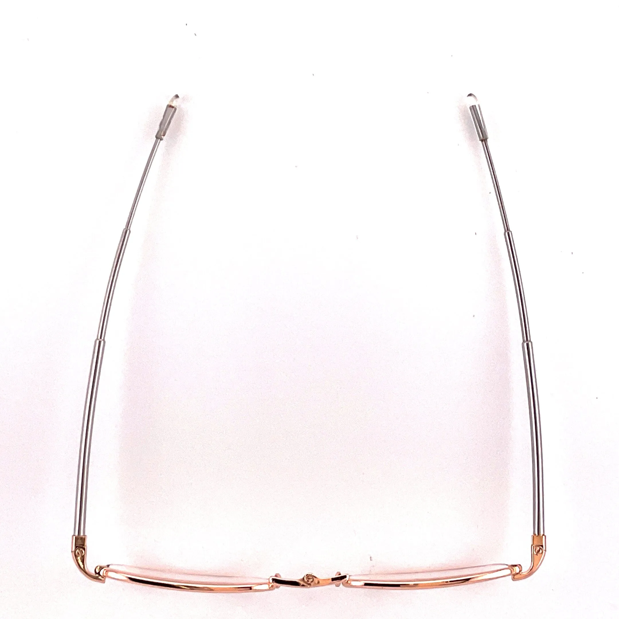 Periscope Pocket Sized Folding Reading Glasses With Metal Case