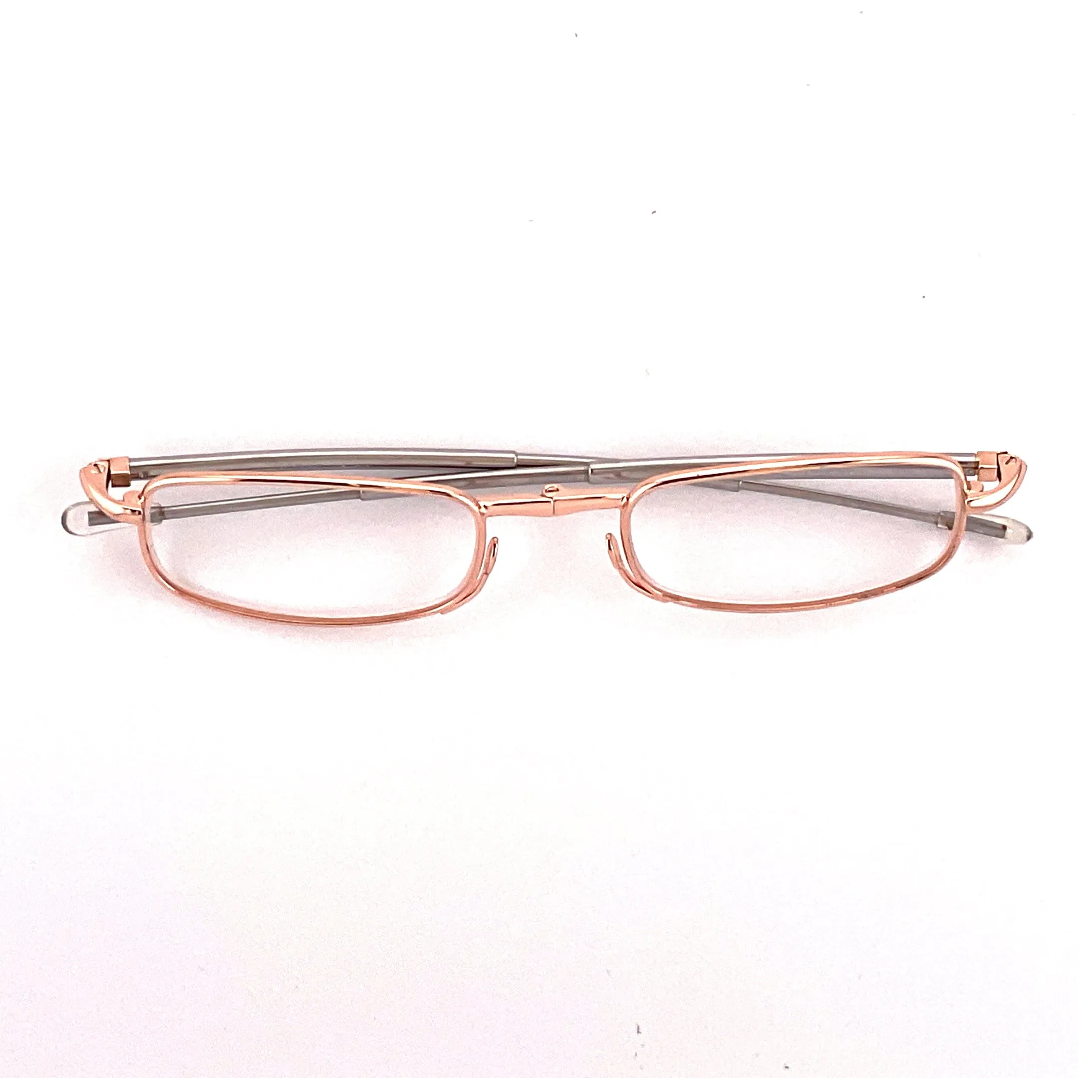 Periscope Pocket Sized Folding Reading Glasses With Metal Case