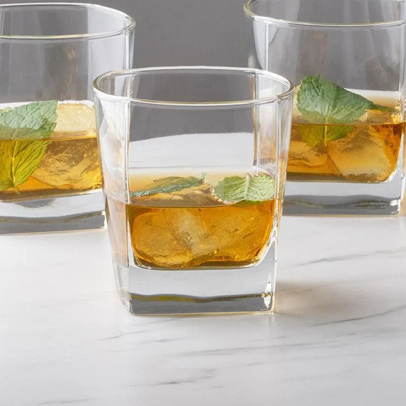 Personalized Square Cocktail Glass