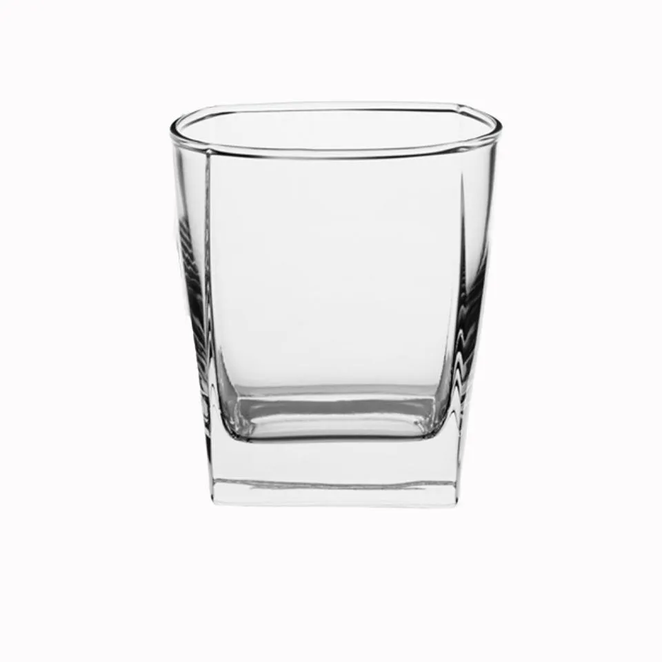 Personalized Square Cocktail Glass