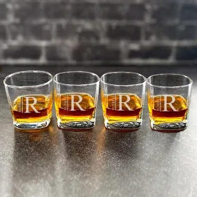 Personalized Square Cocktail Glass