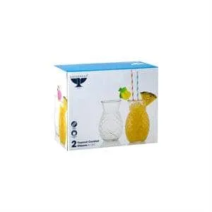 Pineapple Cocktail Glasses Set Of 2 - 675ml