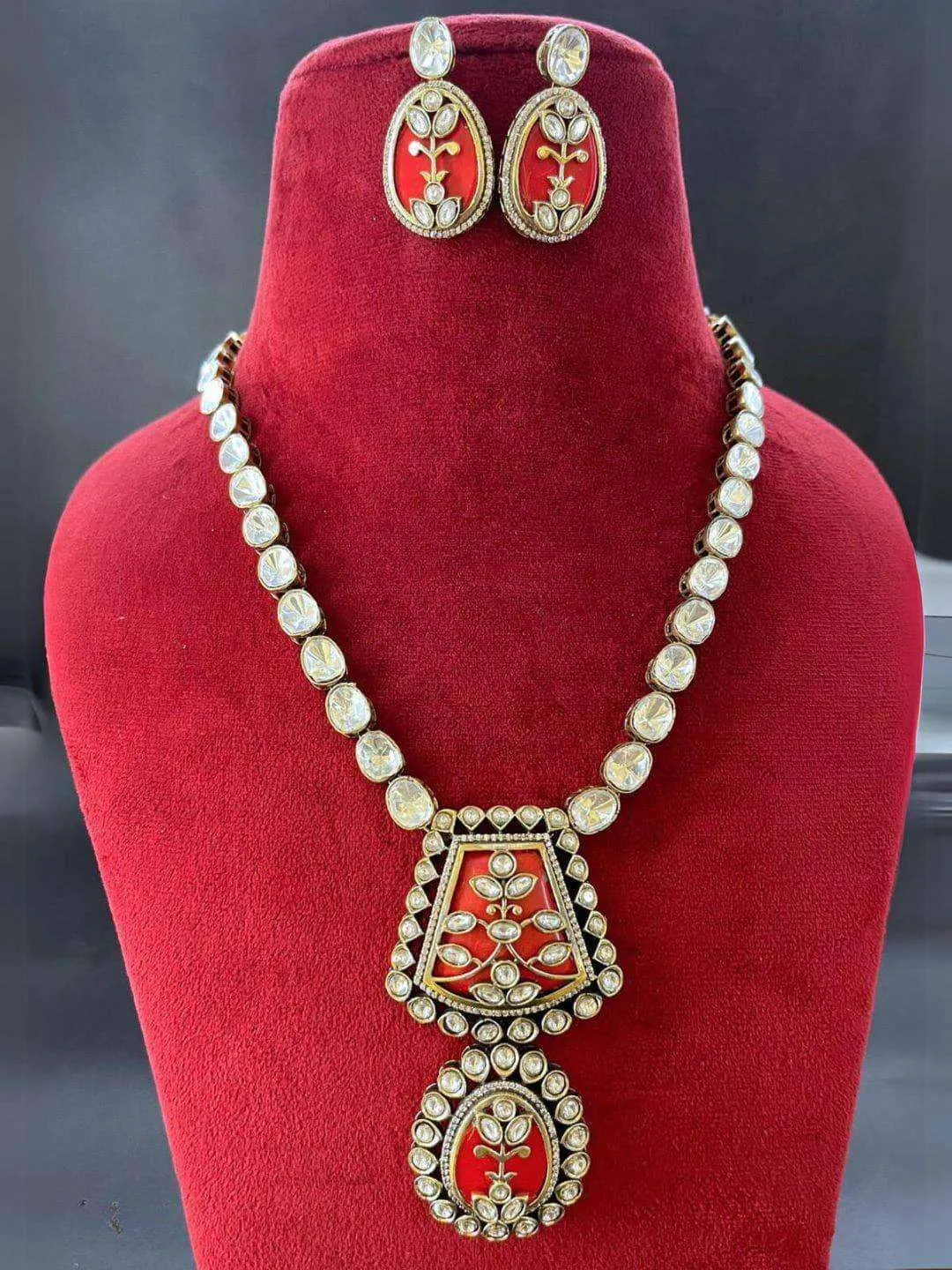 Polki Pendant Necklace