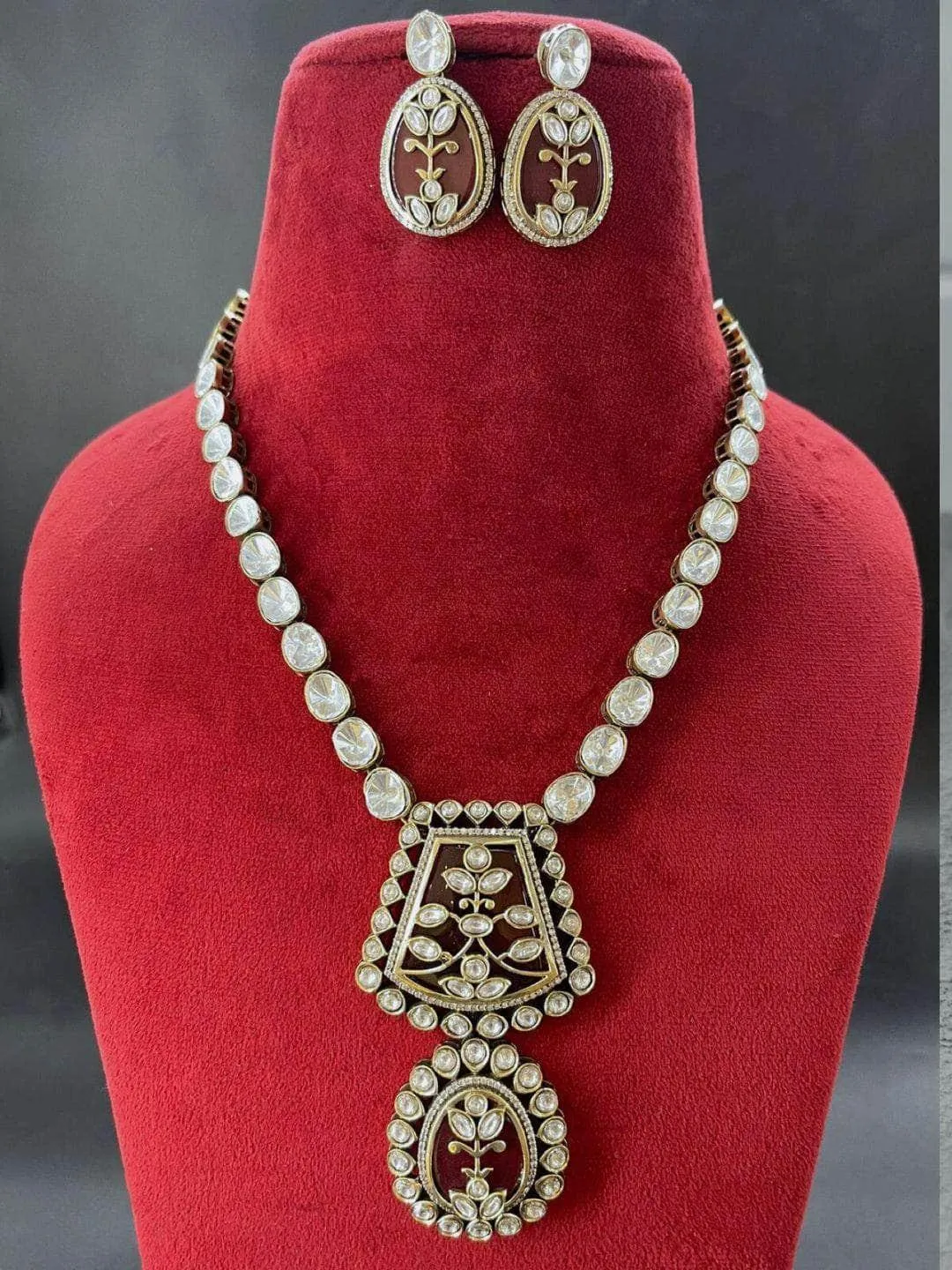 Polki Pendant Necklace