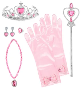 Prinzessinnen Set 6-teilig rosa